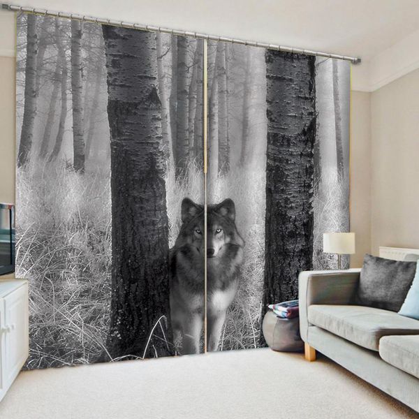 custom new grey forest curtains bedroom living room windproof thickening blackout curtains
custom new grey forest curtains bedroom living room windproof thickening blackout curtains