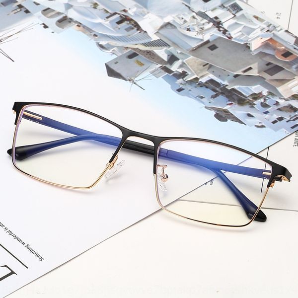 simple square business style plain eyebrow frame blue-proof glasses men's and women's plain glasses 9230, Silver
simple square business style plain eyebrow frame blue-proof glasses men's and women's plain glasses 9230, Silver