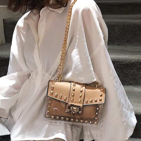 bags for women black friday 2020 new fashion rivet diagonal package transparent shoulder bag chain bag casual crossbody bags bolsa feminina
bags for women black friday 2020 new fashion rivet diagonal package transparent shoulder bag chain bag casual crossbody bags bolsa feminina