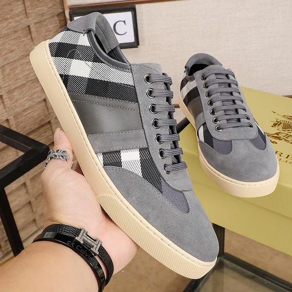 vintage check and leather sneakers vintage men shoes fashion classic shoes plus size low casual lace -up style men shoes manner schuhe, Black
vintage check and leather sneakers vintage men shoes fashion classic shoes plus size low casual lace -up style men shoes manner schuhe, Black
