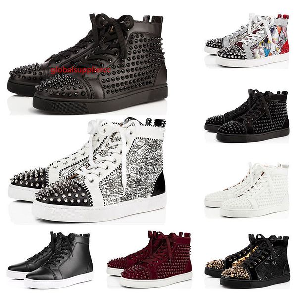 2020 designer shoes studded spikes fashion red suede leather mens womens flat bottoms luxury shoes party lovers sneakers size 36-46 with, Black;green
2020 designer shoes studded spikes fashion red suede leather mens womens flat bottoms luxury shoes party lovers sneakers size 36-46 with, Black;green