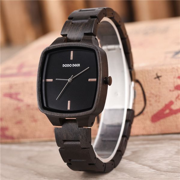 dodo deer ebony simple square design universal wooden c02 duoduo wooden watch ebony wood watch, Blue
dodo deer ebony simple square design universal wooden c02 duoduo wooden watch ebony wood watch, Blue