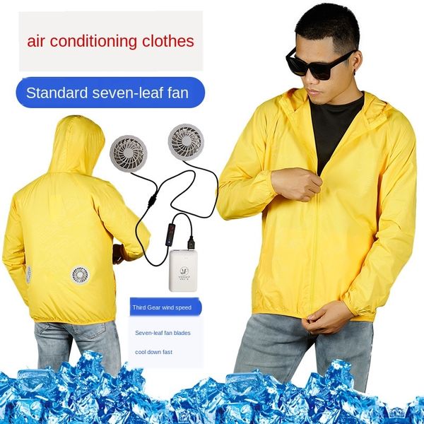 ny7mr sports outdoor summer new sunscreen clothes air conditioning sunscreen clothes men's intelligent cooling fan air conditioning clo, Gray;blue
ny7mr sports outdoor summer new sunscreen clothes air conditioning sunscreen clothes men's intelligent cooling fan air conditioning clo, Gray;blue