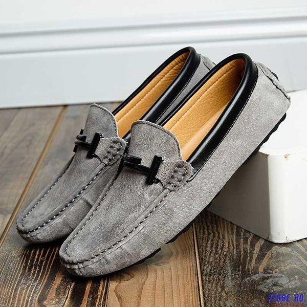 summer mens loafers suede leather men's casual shoes slip on boat shoes for men moccasins chaussure homme 38-44, Black
summer mens loafers suede leather men's casual shoes slip on boat shoes for men moccasins chaussure homme 38-44, Black
