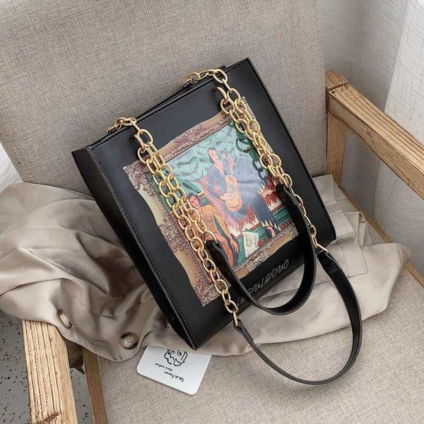 french original design fashion chain tote handbag & fashion print bucket bag width 25cm height 28.5cm thickness 9cm
french original design fashion chain tote handbag & fashion print bucket bag width 25cm height 28.5cm thickness 9cm