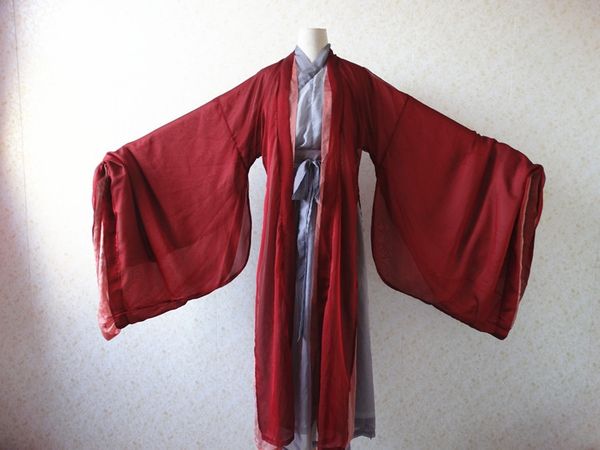fantasy chiffon wei jin han clothing big sleeve cross collar shirt shirt skirt-red face, Black;red
fantasy chiffon wei jin han clothing big sleeve cross collar shirt shirt skirt-red face, Black;red