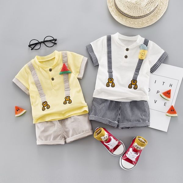 children's clothing 2019 new children's plaid fake straps two-piece set men's baby casual suit cotton
children's clothing 2019 new children's plaid fake straps two-piece set men's baby casual suit cotton