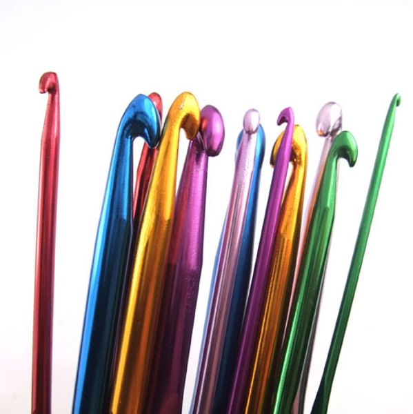 5pcs/set single size multicolour aluminum durable crochet hooks knitting needles for yarn weave handcraft 15cm, Black
5pcs/set single size multicolour aluminum durable crochet hooks knitting needles for yarn weave handcraft 15cm, Black