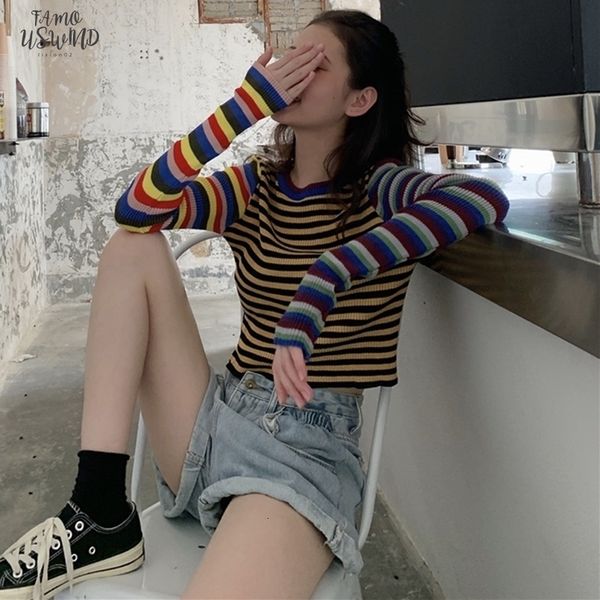 striped knitted t shirt new autumn women student striped wind casual wild slim short t shirt female crop long sleeve t, White
striped knitted t shirt new autumn women student striped wind casual wild slim short t shirt female crop long sleeve t, White
