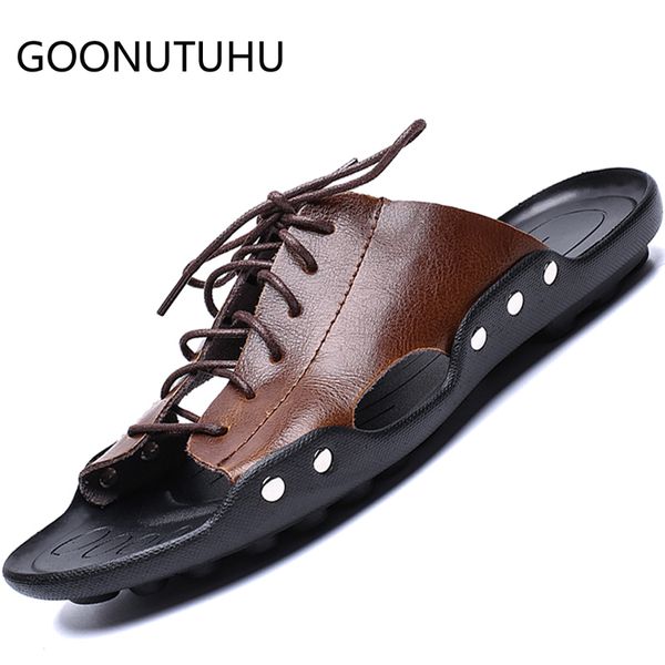 2020 new men's slippers casual leather shoes male summer light outside beach slipper man flat outdoor slippers for men sale, Black
2020 new men's slippers casual leather shoes male summer light outside beach slipper man flat outdoor slippers for men sale, Black