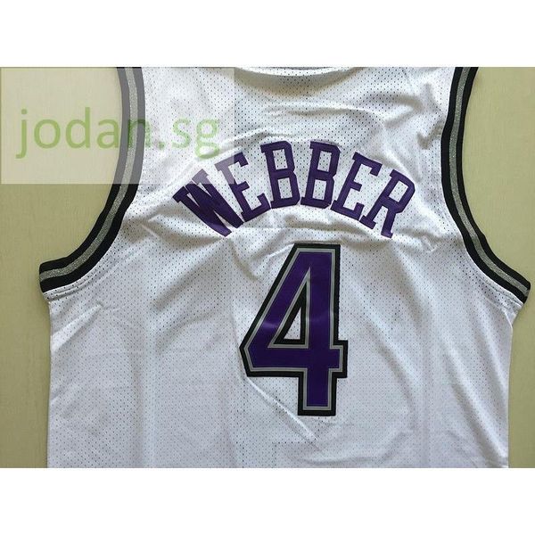 617 basketball jerseys sportswear webber #4 sports vest s-xxl white stitched jersey, Black;white
617 basketball jerseys sportswear webber #4 sports vest s-xxl white stitched jersey, Black;white