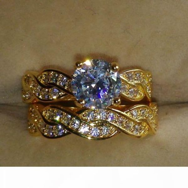 luxury размер 6 7 8 jewlery 18k желтого золота заполнены круглый вырезать топаз обручальное кольцо подарок, Golden;silver
luxury размер 6 7 8 jewlery 18k желтого золота заполнены круглый вырезать топаз обручальное кольцо подарок, Golden;silver