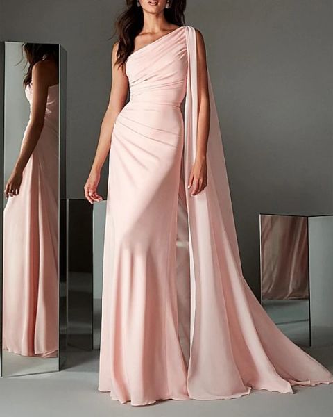sheath / column elegant minimalist engagement formal evening dress one shoulder sleeveless sweep / brush train chiffon with sleek, Black;red
sheath / column elegant minimalist engagement formal evening dress one shoulder sleeveless sweep / brush train chiffon with sleek, Black;red