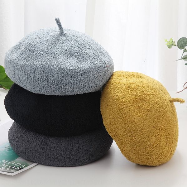 autumn winter painter's solid color beret literary woolen hat candy color painter hat beret female, Blue;gray
autumn winter painter's solid color beret literary woolen hat candy color painter hat beret female, Blue;gray