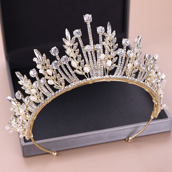 kmvexo барокко роскошные люкс кристалл листьев коронки принцесса королева pageant пром pearl veil диадемы оголовье свадебные аксессуары для, White;golden
kmvexo барокко роскошные люкс кристалл листьев коронки принцесса королева pageant пром pearl veil диадемы оголовье свадебные аксессуары для, White;golden