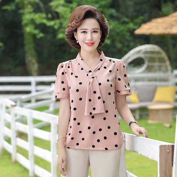 women bow tie v- neck short sleeve t-shirt polka dot printed summer clothes casual sweet tee plus size 5xl blusas, White
women bow tie v- neck short sleeve t-shirt polka dot printed summer clothes casual sweet tee plus size 5xl blusas, White