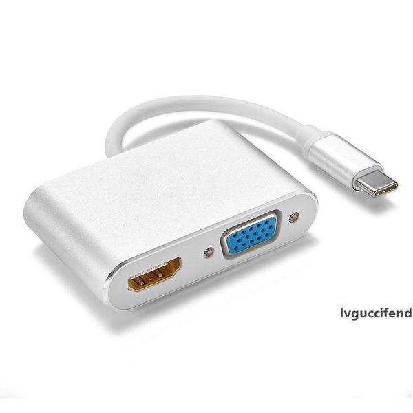 type-c to hdmi vga usb 3.1 type c to 4k hdmi 1080p vga converter adapter for macbook smart phone multifunctional 50pcs/lot
type-c to hdmi vga usb 3.1 type c to 4k hdmi 1080p vga converter adapter for macbook smart phone multifunctional 50pcs/lot