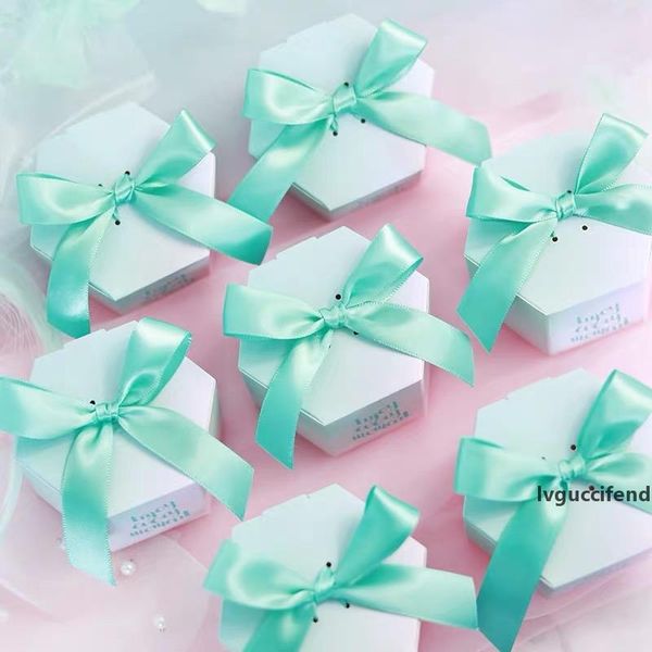 100pcs creative hexagonal shape wedding favors blue candy boxes chocolate box birthday party christmas supplies gift box
100pcs creative hexagonal shape wedding favors blue candy boxes chocolate box birthday party christmas supplies gift box