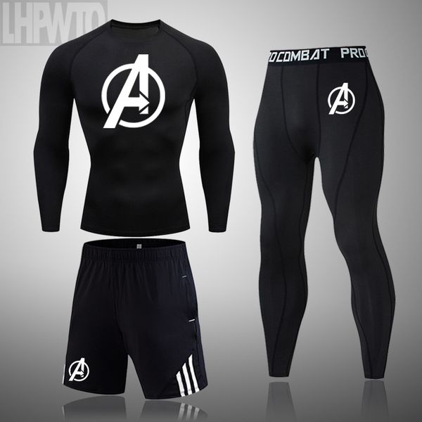 the mens compression set running tights workout fitness training tracksuit long sleeves shirts sport suit 3pcs/sets 4xl, Black;blue
the mens compression set running tights workout fitness training tracksuit long sleeves shirts sport suit 3pcs/sets 4xl, Black;blue
