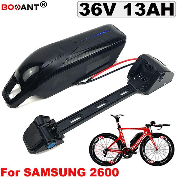 Image of 36V 13AH Lithium Battery +USB +Switch for Bafang BBSHD 800W Motor Rechargeable E-bike battery 10S +2A Charger Free Shipping