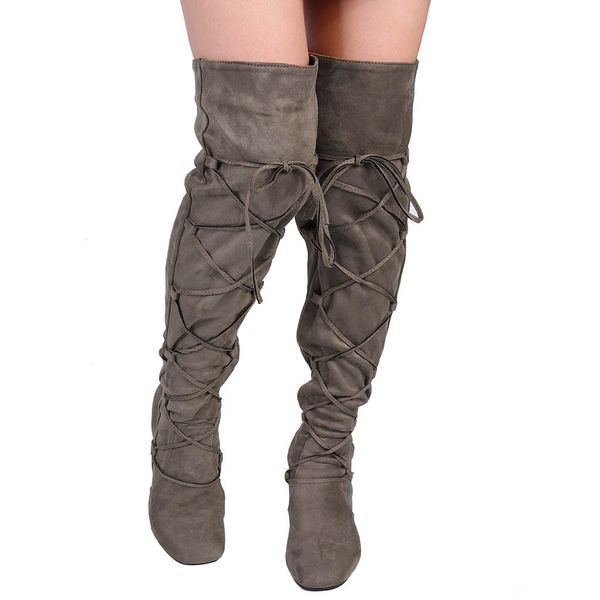 Women Winter Boots Pointed Toe Pleated Keep Warm Flock Thin Heels Cross Lace Kneeth Boots Stiletto Heel Over-the-Knee Booties, Black
Women Winter Boots Pointed Toe Pleated Keep Warm Flock Thin Heels Cross Lace Kneeth Boots Stiletto Heel Over-the-Knee Booties, Black