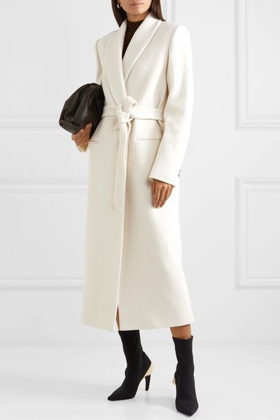 autumn and winter new style fruit lace-up slim one-button green fruit collar woolen coat women's long coat, Black
autumn and winter new style fruit lace-up slim one-button green fruit collar woolen coat women's long coat, Black