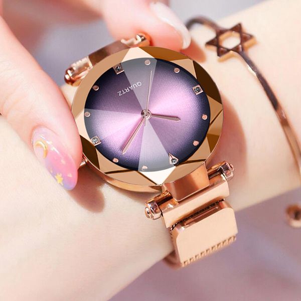 women watches starry sky magnet watch buckle fashion casual female wristwatch roman numeral simple, Slivery;brown
women watches starry sky magnet watch buckle fashion casual female wristwatch roman numeral simple, Slivery;brown