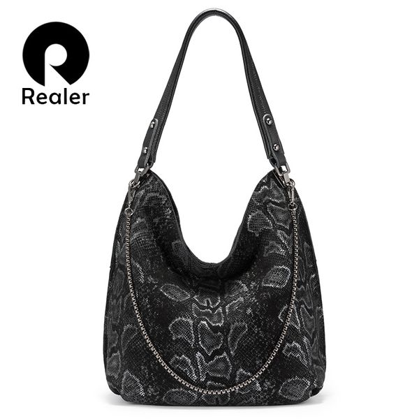 realer genuine leather women shoulder bag large capacity hobos bags designer serpentine prints totes female luxury handbags 2020
realer genuine leather women shoulder bag large capacity hobos bags designer serpentine prints totes female luxury handbags 2020