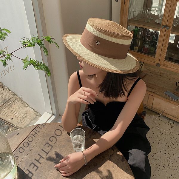 summer sun hats straw hat hepburn retro braided hat female loose sunscreen sunshade flat cap visors hats, Blue;gray
summer sun hats straw hat hepburn retro braided hat female loose sunscreen sunshade flat cap visors hats, Blue;gray
