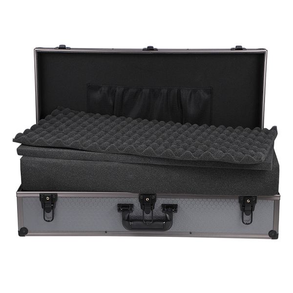 68x32x17cm алюминиевый кейс для инструментов ударопрочное box безопасности портативный оборудование инструмент чемодан оборудование для хран
68x32x17cm алюминиевый кейс для инструментов ударопрочное box безопасности портативный оборудование инструмент чемодан оборудование для хран