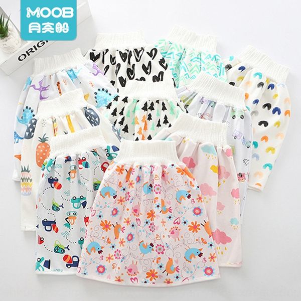moon boat infant high waist urine-proof skirt convenient cotton washable waterproof diaper diaper bed-proof artifact training pants
moon boat infant high waist urine-proof skirt convenient cotton washable waterproof diaper diaper bed-proof artifact training pants