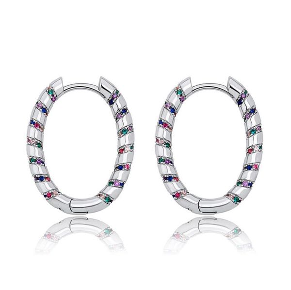 new colorful diamond oval hip hop earrings for men and women hip hop simplicit women's earrings ins, Silver
new colorful diamond oval hip hop earrings for men and women hip hop simplicit women's earrings ins, Silver