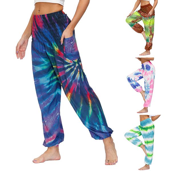2020 women's summer casual retro print bohemian pants high waist slimming sports yoga pants stylish beach holiday, White;red
2020 women's summer casual retro print bohemian pants high waist slimming sports yoga pants stylish beach holiday, White;red