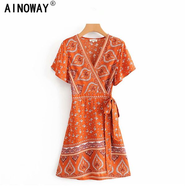 vintage chic women hippie floral print cross v-neck bohemian mini dress summer ladies short sleeve sashes boho dresses vestidos, Black;gray
vintage chic women hippie floral print cross v-neck bohemian mini dress summer ladies short sleeve sashes boho dresses vestidos, Black;gray