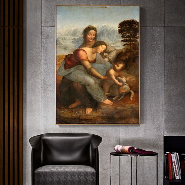 leonardo da vinci the virgin and child with saint anne famous oil painting art reproductions posters canvas wall art pictures home decor
leonardo da vinci the virgin and child with saint anne famous oil painting art reproductions posters canvas wall art pictures home decor