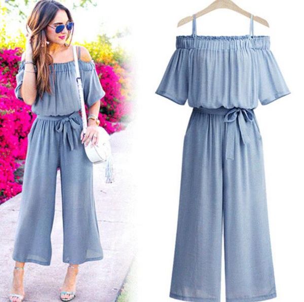 women ruffles plus size sling jumpsuits ladies summer fashion casual style drawstring bow tied loose overalls trousers, Black;white
women ruffles plus size sling jumpsuits ladies summer fashion casual style drawstring bow tied loose overalls trousers, Black;white