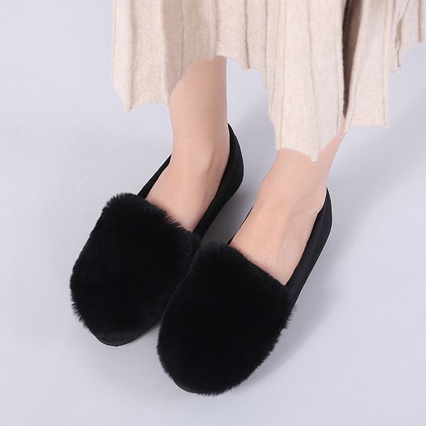 fujin women flats loafers autumn winter shoes slip on flock suede moccasins fur plush for autumn winter slippers, Black
fujin women flats loafers autumn winter shoes slip on flock suede moccasins fur plush for autumn winter slippers, Black