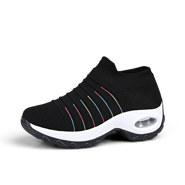 fashion casual sneakers walking shoes 5cm platform sneakers for women black breathable mesh sock tenis feminino running
fashion casual sneakers walking shoes 5cm platform sneakers for women black breathable mesh sock tenis feminino running