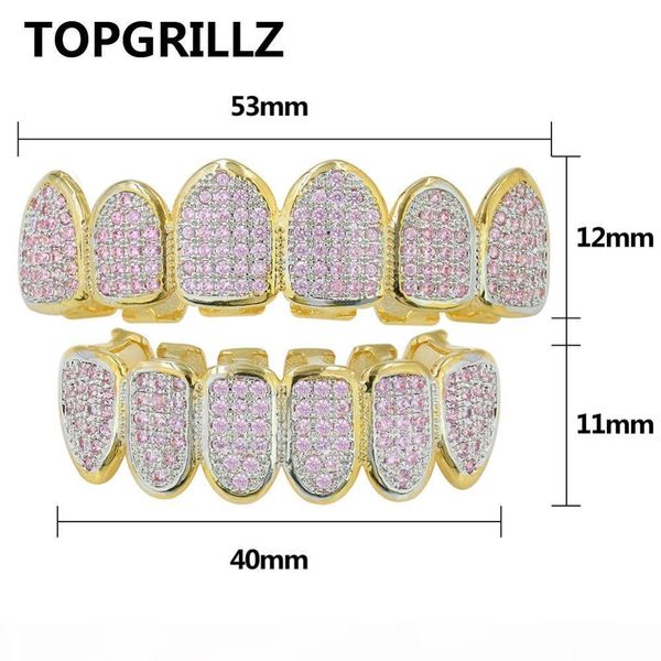 rillz new custom hiphop iced out fit gold color pink micro pave cubic zircon bottom set teeth grillz golden grills for christmas, Black
rillz new custom hiphop iced out fit gold color pink micro pave cubic zircon bottom set teeth grillz golden grills for christmas, Black