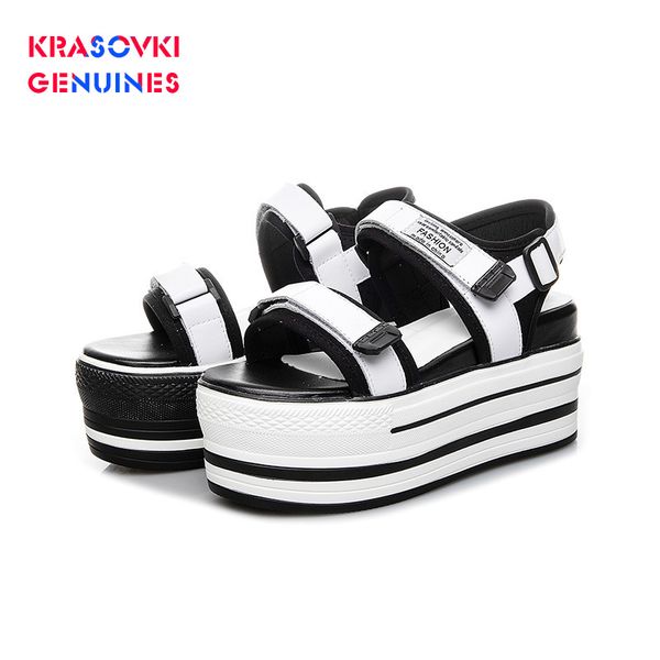 krasovki sandals summer women's high heel casual sandals fish mouth buckle color matching fashion thick bottom women shoe, Black
krasovki sandals summer women's high heel casual sandals fish mouth buckle color matching fashion thick bottom women shoe, Black