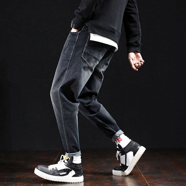 season loose fashion brand harem men's large size youth tight pants jeans and jeans casual versatile leggings men's long pants, Blue
season loose fashion brand harem men's large size youth tight pants jeans and jeans casual versatile leggings men's long pants, Blue