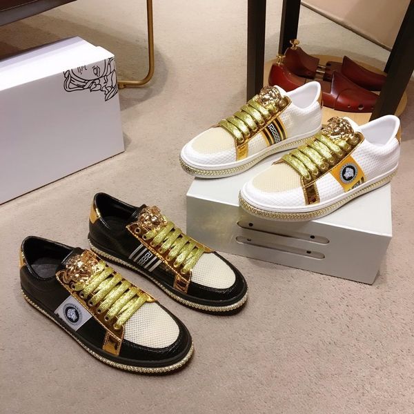 2020r high-end fashion men's printed letters comfortable casual shoes large size leather breathable outdoor sports shoes, size: 38-45, Black
2020r high-end fashion men's printed letters comfortable casual shoes large size leather breathable outdoor sports shoes, size: 38-45, Black