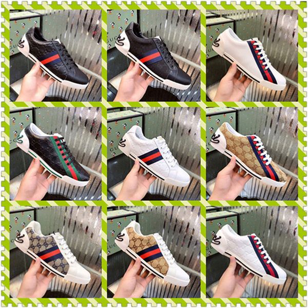 luxury men women sports shoes casual leather shoes men woman leather sport sneaker trainer dress brand shoes size 38-44, Black
luxury men women sports shoes casual leather shoes men woman leather sport sneaker trainer dress brand shoes size 38-44, Black