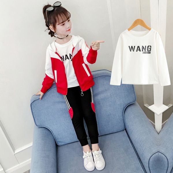 girls ' autumn 2020 new fashionable western style children's suit girls' autumn fashionable children's sports three-piec
girls ' autumn 2020 new fashionable western style children's suit girls' autumn fashionable children's sports three-piec