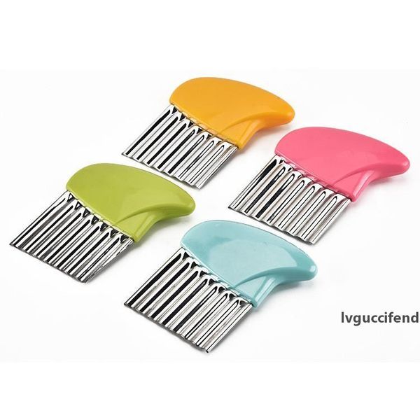 useful kitchen gadgets stainless steel vegetable wavy slicer, colorful pp handle potato wavy cutter wavy knife
useful kitchen gadgets stainless steel vegetable wavy slicer, colorful pp handle potato wavy cutter wavy knife