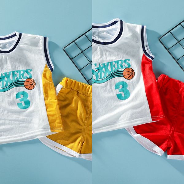 baby sports 2020 basketball basketball suit new handsome summer baby sleeveless t-shirt two-piece suit boy quick-drying
baby sports 2020 basketball basketball suit new handsome summer baby sleeveless t-shirt two-piece suit boy quick-drying
