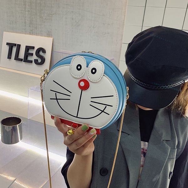 doraemon dingdang cat small women's small bag blue fat messenger bag children's fashion 2019 fashion cute, White
doraemon dingdang cat small women's small bag blue fat messenger bag children's fashion 2019 fashion cute, White