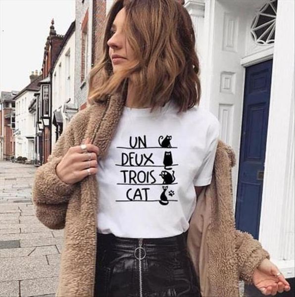 un deux trois cat funny t shirt women kawaii tshirts v neck cotton women o neck camiseta mujer white tee shirt
un deux trois cat funny t shirt women kawaii tshirts v neck cotton women o neck camiseta mujer white tee shirt