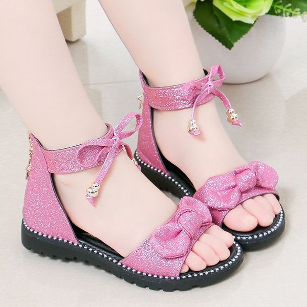 2020 new girl sandals korean roman baby soft bottom sandals children's children's shoes girl little princess shoes, Black;red
2020 new girl sandals korean roman baby soft bottom sandals children's children's shoes girl little princess shoes, Black;red
