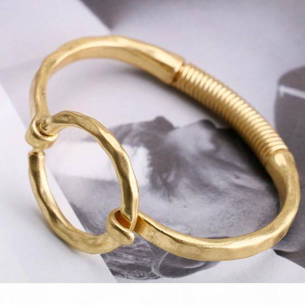 designer jewelry spring bangles gold color zinc alloy bracelets simple classic for women fashion of shipping, Black
designer jewelry spring bangles gold color zinc alloy bracelets simple classic for women fashion of shipping, Black